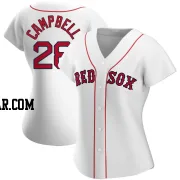 Kristian Campbell Women's Boston Red Sox White Authentic Home Jersey