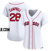 Kristian Campbell Women's Boston Red Sox White Limited Home Jersey