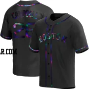 Kristian Campbell Youth Boston Red Sox Black Holographic Replica Alternate Jersey