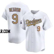 Kristopher Negron Youth Los Angeles Dodgers Gold Limited White 2025 Collection Jersey