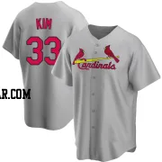 Kwang Hyun Kim Youth St. Louis Cardinals Gray Replica Road Jersey