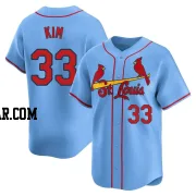 Kwang Hyun Kim Youth St. Louis Cardinals Light Blue Limited Alternate Jersey