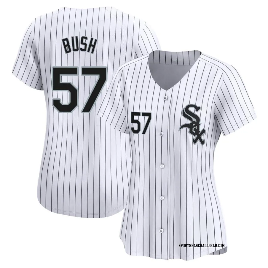 Ky Bush Women&#039;s Chicago White Sox White Limited Home Jersey