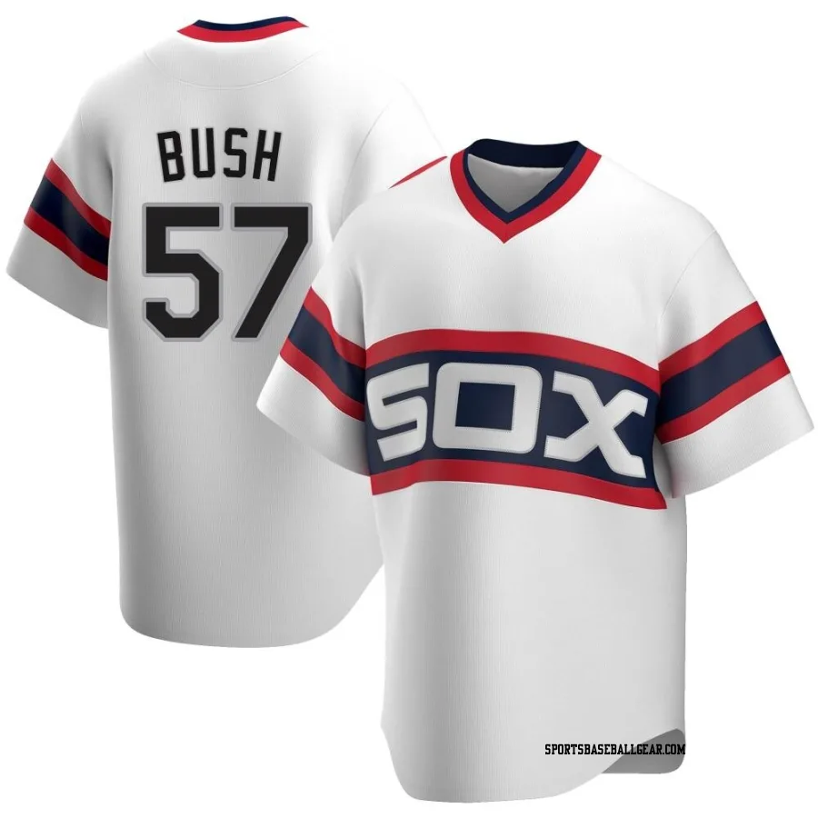 Ky Bush Youth Chicago White Sox White Replica Cooperstown Collection Jersey