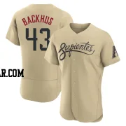 Kyle Backhus Men's Arizona Diamondbacks Gold Authentic 2021 City Connect Jersey