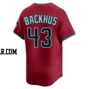 Kyle Backhus Men's Arizona Diamondbacks Red Limited Alternate Jersey