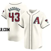 Kyle Backhus Men's Arizona Diamondbacks White Limited Home Jersey