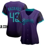 Kyle Backhus Women's Arizona Diamondbacks Purple Limited 2025 City Connect Jersey