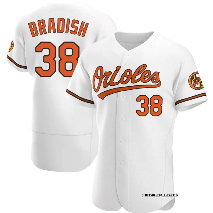Kyle Bradish Men's Baltimore Orioles White Authentic Home Jersey