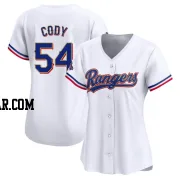 Kyle Cody Women's Texas Rangers Gold Limited White 2024 Collection Jersey