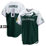 Kyle Farmer Men's Colorado Rockies Green Replica 2022 City Connect Jersey