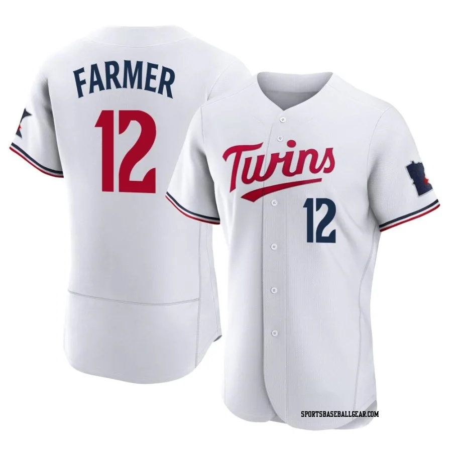 Kyle Farmer Men's Minnesota Twins White Authentic Home Jersey