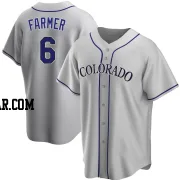 Kyle Farmer Youth Colorado Rockies Gray Replica Road Jersey