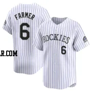 Kyle Farmer Youth Colorado Rockies White Limited Home Jersey