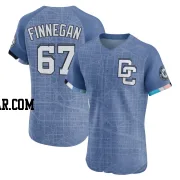 Kyle Finnegan Men's Washington Nationals Blue Elite 2025 City Connect Jersey