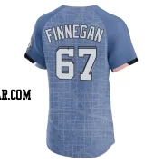 Kyle Finnegan Men's Washington Nationals Blue Elite 2025 City Connect Jersey
