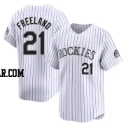 Kyle Freeland Men's Colorado Rockies White Limited Home Jersey