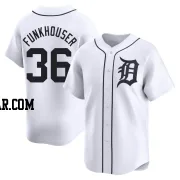 Kyle Funkhouser Men's Detroit Tigers White Limited Home Jersey