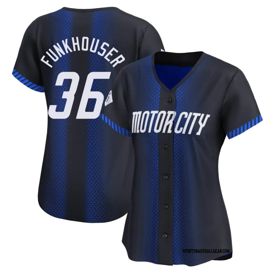 Kyle Funkhouser Women's Detroit Tigers Blue Limited 2024 City Connect Jersey
