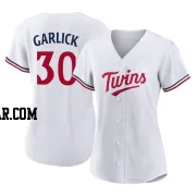 Kyle Garlick Women's Minnesota Twins White Replica Home Jersey