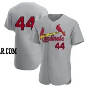 Kyle Gibson Men's St. Louis Cardinals Gray Authentic Road Jersey