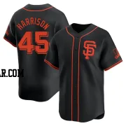 Kyle Harrison Men's San Francisco Giants Black Limited Alternate Jersey