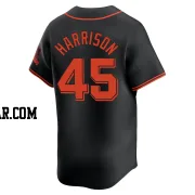 Kyle Harrison Youth San Francisco Giants Black Limited Alternate Jersey