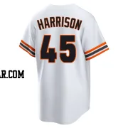 Kyle Harrison Youth San Francisco Giants White Limited Throwback Cooperstown Collection Jersey