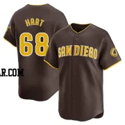 Kyle Hart Men's San Diego Padres Brown Limited Away Jersey