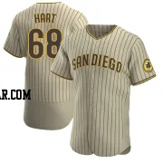 Kyle Hart Men's San Diego Padres Tan/Brown Authentic Alternate Jersey