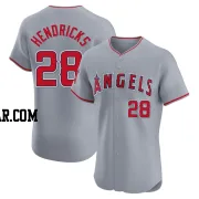 Kyle Hendricks Men's Los Angeles Angels Gray Elite Road Jersey