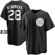 Kyle Hendricks Youth Chicago Cubs Black/White Replica Jersey