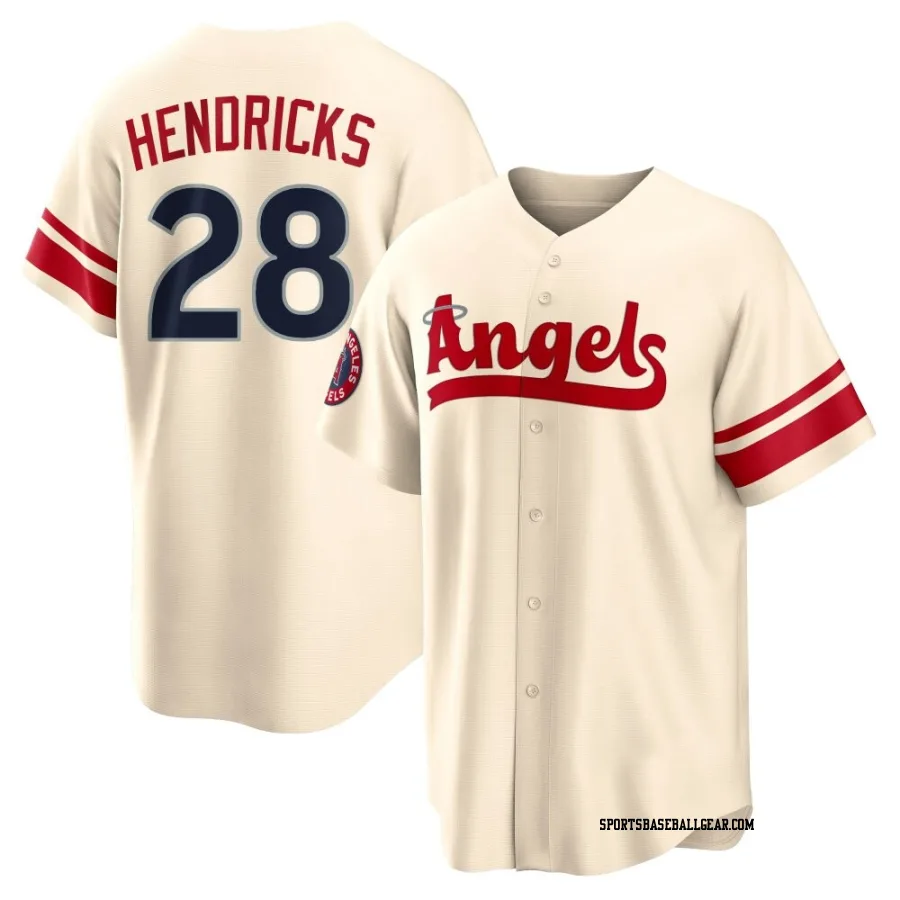 Kyle Hendricks Youth Los Angeles Angels Cream Replica 2022 City Connect Jersey