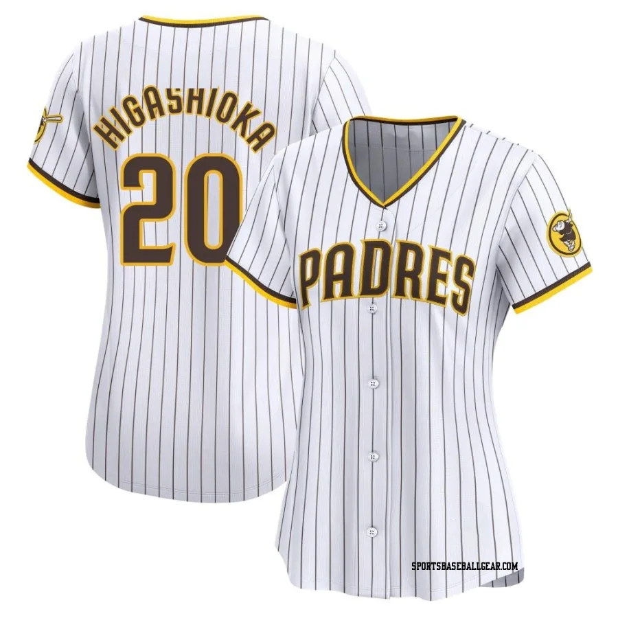 Kyle Higashioka Women's San Diego Padres White Limited Home Jersey