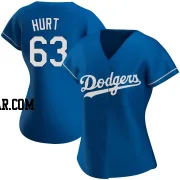 Kyle Hurt Women's Los Angeles Dodgers Royal Replica Alternate Jersey