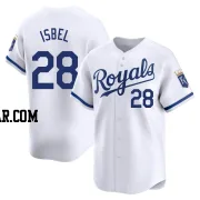 Kyle Isbel Youth Kansas City Royals White Limited Home Jersey