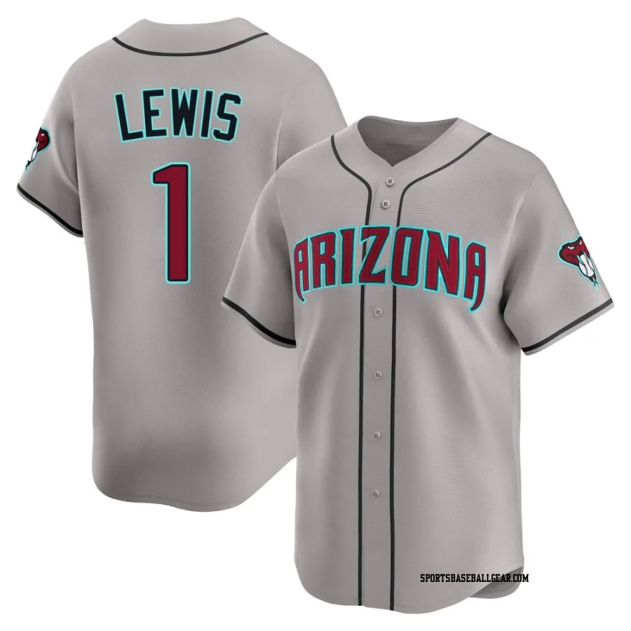 Kyle Lewis Men's Arizona Diamondbacks Gray Limited Alternate Jersey