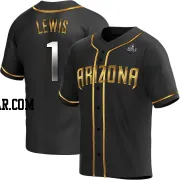 Kyle Lewis Youth Arizona Diamondbacks Black Golden Replica Alternate 2023 World Series Jersey