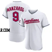 Kyle Manzardo Men's Cleveland Guardians White Authentic Home Jersey