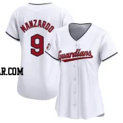 Kyle Manzardo Women's Cleveland Guardians White Limited Home Jersey
