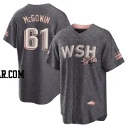 Kyle McGowin Men's Washington Nationals Gray Replica 2022 City Connect Jersey