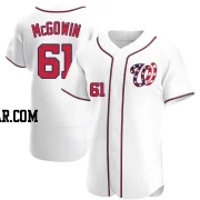 Kyle McGowin Men's Washington Nationals White Authentic Alternate Jersey