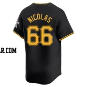 Kyle Nicolas Men's Pittsburgh Pirates Black Limited Alternate Jersey