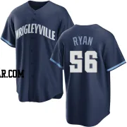 Kyle Ryan Men's Chicago Cubs Navy Replica 2021 City Connect Jersey