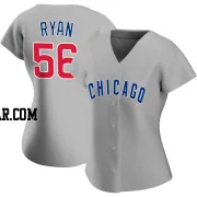 Kyle Ryan Women's Chicago Cubs Gray Authentic Road Jersey