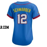 Kyle Schwarber Women's Philadelphia Phillies Blue Limited National League 2025 All-Star Edition Jersey