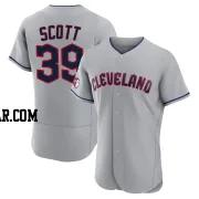 Kyle Scott Men's Cleveland Guardians Gray Authentic Road Jersey
