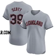 Kyle Scott Men's Cleveland Guardians Gray Elite Road Jersey