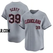 Kyle Scott Men's Cleveland Guardians Gray Limited Road Jersey