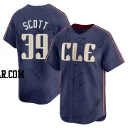 Kyle Scott Men's Cleveland Guardians Navy Limited 2024 City Connect Jersey